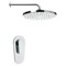 Chrome Shower Faucet Set with 8